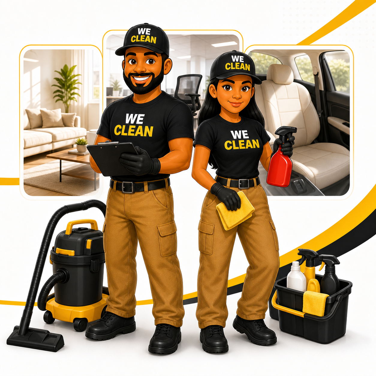 WE CLEAN team ready for technical assessment